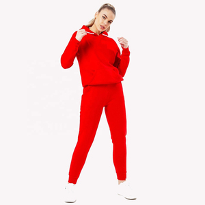 Logo personnalisé Survêtement pour femmes Survêtement pour femmes Survêtement Jogging Polaire Costume Joggers Pantalon Survêtement Gym Porte - Product Image 1