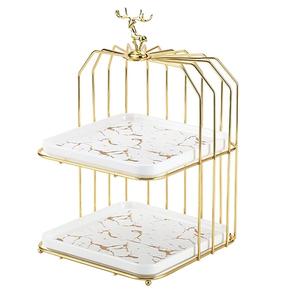 Luxury Style <b>Heavy</b> <b>Duty</b> Metal Cupcake Cake Stand For Wedding Anniversary Wedding Birthday Party Baby Shower Celebration cake too - Product Image 6