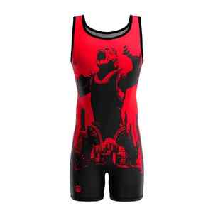 Combinaison de lutte 100% élasthanne, haut une pièce, personnalisable, singlet de lutte pour homme, uniforme de lutte - Product Image 1