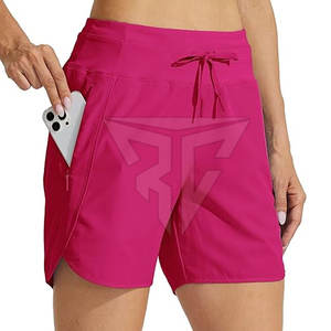 จั๊มสูทขาสั้นเอวสูงสำหรับผู้หญิงกางเกงขาสั้นกีฬาลำลองดีไซน์ไร้รอยต่อผ้ายืดระบายอากาศได้ไซส์ใหญ่พิเศษ - Product Image 2