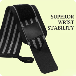 Muñequeras de Soporte para Levantamiento de Pesas con Presilla para el Pulgar para Gimnasio, Muñequeras y Tobilleras - Product Image 5