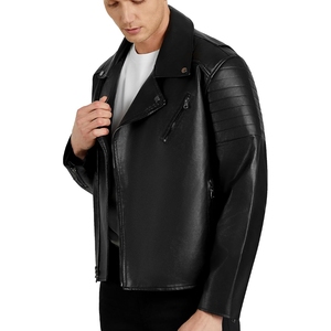Chaqueta de Cuero PU Impermeable con Diseño OEM y Logotipo Personalizado, Chaqueta de Cuero Ajustada de Moda de Invierno, Precio al por Mayor en Grandes Cantidades - Product Image 4