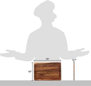 Tabla de Cortar de Madera de Lujo para Cocina, Tabla de Madera de Acacia para Servir - Product Image 5