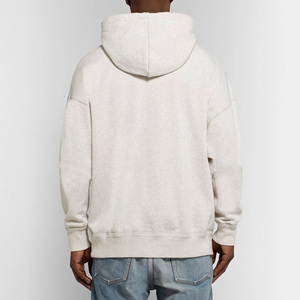 Sweat à capuche grande taille pour hommes de meilleure qualité 100% coton doux polaire anti-boulochage manches contrastées conception teint uni dernier Streetwear - Product Image 2