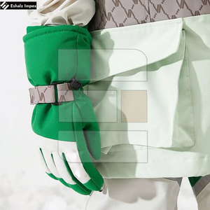 Gants d'hiver à la mode de style nouveau pour hommes, mitaines en cuir coupe-vent pour le sport de plein air, le ski, cinq doigts - Product Image 3