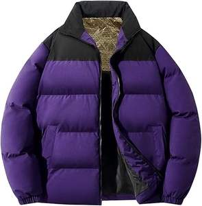 Chaqueta Acolchada Personalizable para Hombre 2025 con Cuello Alto, Logotipo Frontal, Transpirable, Ecológica, de Invierno, Mangas Largas, al por Mayor - Product Image 3