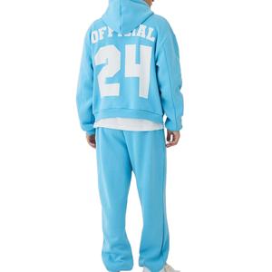 100% Cotton Custom Made Printed <b>Men's</b> Tracksuits Sweatsuit <b>Hoodie</b> Tracksuits For <b>Men</b> Heavyweight High Quality Zipper 2025 - Product Image 2