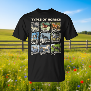 Camiseta con Diseño de Caballos para Adolescentes y Mujeres, Top de Moda para Montar a Caballo, Ideal para Uso Promocional - Product Image 3