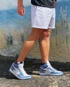 กางเกงขาสั้นออกกำลังกายแห้งเร็วสำหรับผู้ชาย ผ้าตาข่าย 100% โพลีเอสเตอร์/คอตตอน สำหรับเล่นบาสเก็ตบอล  รับสกรีนโลโก้ตามแบบ ฤดูร้อน - Product Image 4