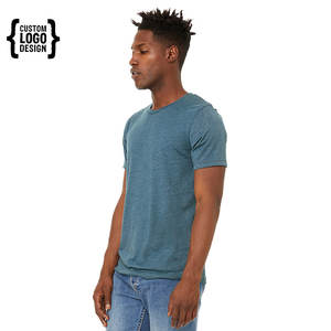 T-shirt personnalisé 100% coton, col rond, ample, décontracté, manches courtes, confortable, t-shirt de sport pour homme - Product Image 2