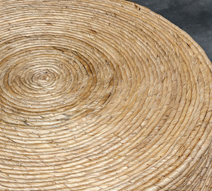 โต๊ะกาแฟผ้าทอทรงกลมทำจากวัสดุเป็นมิตรต่อสิ่งแวดล้อมของตกแต่งบ้านเฟอร์นิเจอร์บ้าน - Product Image 3