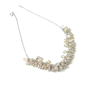 Collar de Plata con Racimo de Amatista, Joyería de Moda con Cuentas para Mujer - Product Image 1