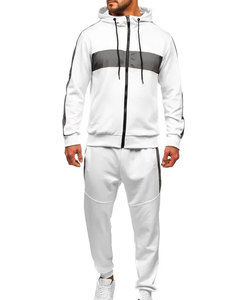 Survêtement d'hiver pour hommes de qualité supérieure pour Jogging Running Yoga & Casual Wear Ensemble deux pièces de haute qualité Motif solide écologique - Product Image 1