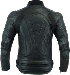 Chaqueta de Mezclilla para Motocicleta de Invierno para Hombre, Cuello Alto, Protección Perforada, Secado Rápido, 100% Algodón, Resistente al Viento e Impermeable - Product Image 3