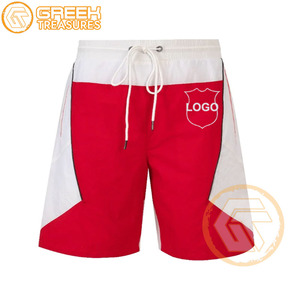 Pantalones Cortos Deportivos Personalizados de Malla Transpirable para Hombre, 100% Algodón, Bordados, de Alta Calidad, con el Logotipo de la Hermandad Griega Psi - Product Image 3