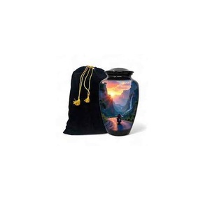 Gran oferta de urnas de cremación de metal modernas para adultos para aplicaciones de entierro conmemorativo y funerario - Product Image 3