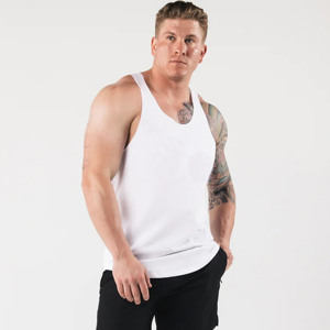 Camiseta sin mangas para hombre, chaleco de entrenamiento para gimnasio y correr, ropa deportiva, camiseta sin mangas Lisa para hombre para OEM personalizado - Product Image 1