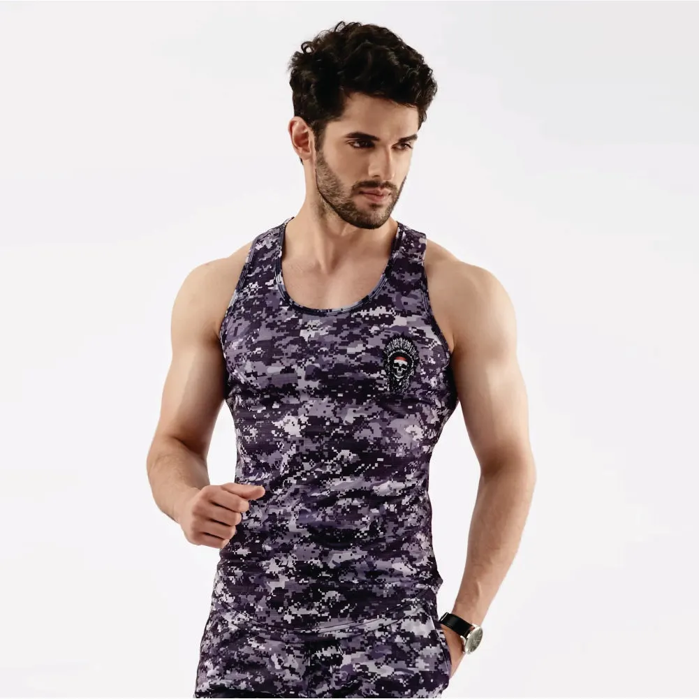 Quick-Drying Sleeveless Breathable Marathon High Quality Mens Gym Running Sublimation Singlet Mesh Plus Size Men's Tank Tops