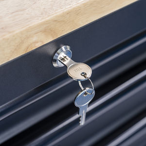 Wholesale 76.5cm Industrial Stainless Steel Tool <b>Cabinet</b> with 5 Stackable Drawers Lockable for Mechanic Garage OEM ODM Supported - Product Image 5