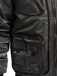 Vente en gros de blouson d'aviateur couleur nylon 2025 personnalisé style hiver décontracté avec broderie vente en gros 2026 - Product Image 3