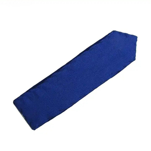Patchs de col en tissu brodé 3D de feuille noire jaune écarlate personnalisés avec strass pour décorations d'uniforme - Product Image 6