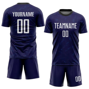 Nuevo 2025 diseños personalizados y color SERVICIO DE EE. UU. 100% poliéster ropa deportiva de alta calidad para hombres OEM uniforme de fútbol completo - Product Image 1