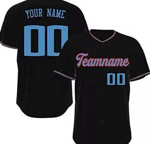 Venta caliente transpirable béisbol Jersey nuevo diseño de alta calidad en blanco béisbol y sóftbol Jersey para hombres a precio barato - Product Image 2