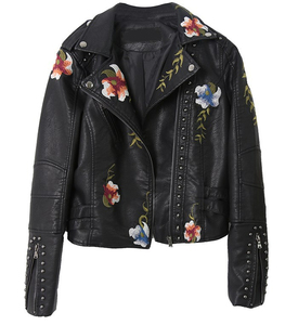 Promotion : Veste en cuir véritable pour femmes, prix de gros |   Veste en cuir véritable pour femmes adultes, tendance et chaude pour l'hiver - Product Image 1