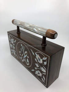 กระเป๋าคลัทช์ทำจากไม้สำหรับแม่ลูกแพร์และกระเป๋าคลัทช์ไม้สำหรับงานปาร์ตี้ - Product Image 3