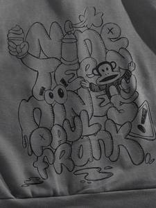 Sudadera con capucha de diamantes de imitación para mujer, ropa de calle cálida y acogedora, parche bordado vintage con lavado ácido, Sudadera con capucha de gran tamaño con logotipo personalizado - Product Image 5