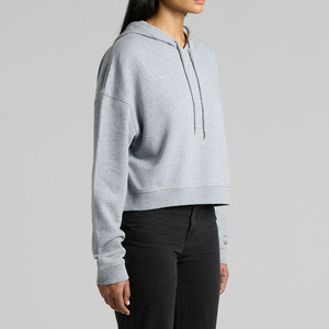 เสื้อครอปของผู้หญิงอินเทรนด์นุ่มน้ำหนักเบาพร้อมคุณสมบัติระบายอากาศสำหรับสวมใส่สบายๆทุกวันโลโก้ด้านหน้า - Product Image 3