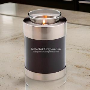 Tealight Niño Cremación Urna Keepske Cenizas Personalizado Color Marrón Venta al por mayor Precio bajo Urnas funerarias Tubo Forma cilíndrica Urnen - Product Image 5