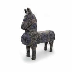 Precio barato MOQ bajo Pedidos personalizados Caballo de madera con brocado Paño de cera dibujado a mano al por mayor de la marca vietnamita - Product Image 3