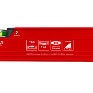 Big Red 3 Aluminum <strong>Level</strong> 120 cm Red Color - Product Image 3