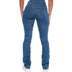 Pantalon cargo en jean taille basse personnalisé pour femme, en coton respirant, écologique, grande taille, séchage rapide, idéal pour l'été – Personnalisation - Product Image 2