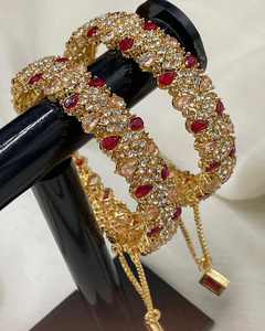 Vintage Design Fashion Jewellery Latest Trending Quality Indian Pakistani Inspired Women's <b>Bangles</b> Luxury For Long Weddings - Product Image 5