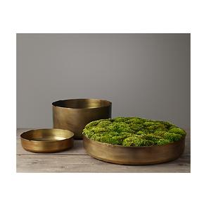 Vase à fleurs en métal élégant avec finition brossée, parfait pour les centres de table et les accents de décoration intérieure - Product Image 1