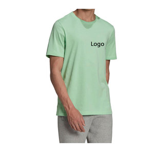 Mejor venta 2025 de alta calidad en blanco hombres camiseta personalizada algodón Logo impreso nueva moda hombres algodón liso camisetas para la venta - Product Image 1