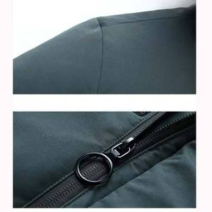 OEM Men's Puffer <b>Jacket</b> Custom Quilted Down Coat <b>Warm</b> Winter Outerwear <b>Waterproof</b> Outdoor Fashion Wear - Product Image 2