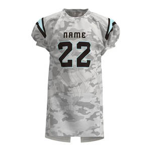 Venta caliente Uniforme de fútbol americano de diseño personalizado con mangas cortas Último lanzamiento - Product Image 2