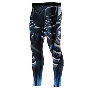 Tout nouveau pantalon d'entraînement de conception originale BJJ Spats collants de course unisexe Compression léger Spandex/Polyester - Product Image 1
