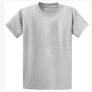 OEM personalizado de calidad superior de algodón ropa de los hombres camisas de talla grande estilo de la calle transpirable cuello redondo Color sólido camiseta de los hombres 2025 - Product Image 2