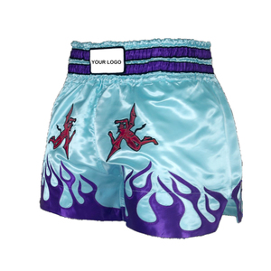 กางเกงขาสั้นชกมวยสำหรับผู้ชายกางเกงขาสั้นสำหรับใส่ได้ทั้งชายและหญิงชุดศิลปะการต่อสู้เย็บปักตามสั่ง - Product Image 2