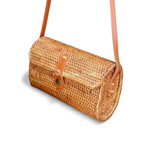 Sac à bandoulière en rotin, sac à main tissé naturel fait à la main, accessoire de mode élégant pour un usage quotidien en provenance du Vietnam - Product Image 3