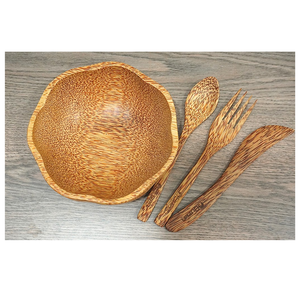 ชามมะพร้าวทำ100% ไม้ธรรมชาติและออร์แกนิกสีเคลือบชามมะพร้าว-ของขวัญสำหรับผู้หญิงของขวัญสำหรับเธอของขวัญแต่งงาน - Product Image 1