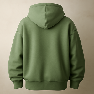 Sudadera con Capucha Personalizada con Logotipo, 400G, 100% Algodón, Felpa Gruesa, Talla Grande, para Hombre, Invierno, 340g, Tejido de Punto, en Blanco - Product Image 4