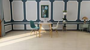 Suelo SPC de vinilo de lujo de tendencia caliente 2025, resistente al agua, resistente a los arañazos, antideslizante, 4mm, 5mm, 6mm, diseño moderno de roble, Material de PVC - Product Image 3