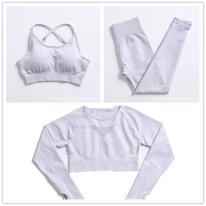 Conjunto de Yoga de verano multicolor personalizado al por mayor ropa deportiva para mujer fitness gimnasio traje para correr ropa de ejercicio conjuntos de Yoga - Product Image 6