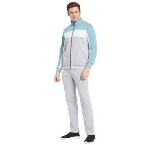 TWILL OEM/ODM survêtement de fitness pour hommes ensemble de vêtements de sport coupe ajustée veste à capuche et pantalon de survêtement personnalisés - Product Image 1