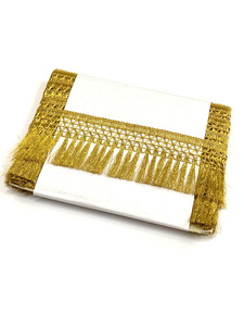 Metallic Gold Tassel Fringe Lace Trim Border for Women's Garments Deals in Wholesale - Product Image 4